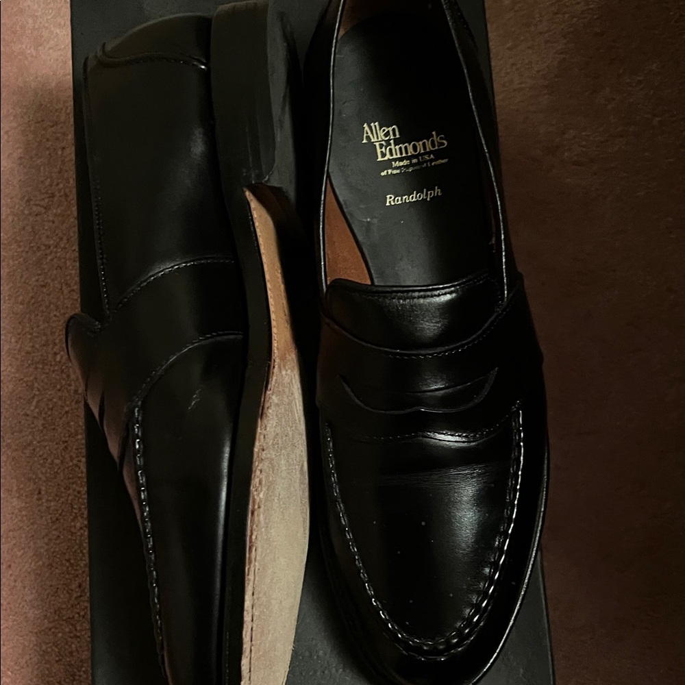 Allen Edmonds Men's Classic Black Leather Loafers